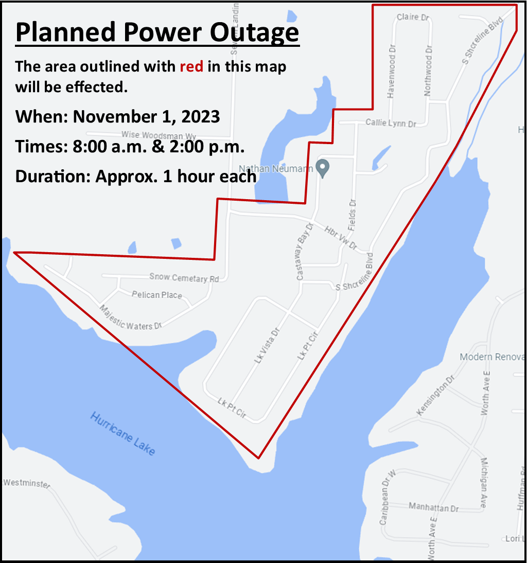 Hurricane Lake Benton Utilities